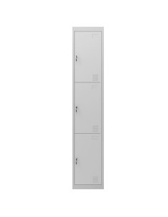 TAQUILLA METÁLICA 3 PUERTAS 1800X300X500MM CROMAD 2