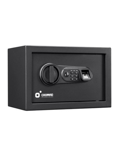 CAJA FUERTE ELECTRÓNICA CON DETECTOR DE HUELLA 200X310X200MM CROMAD