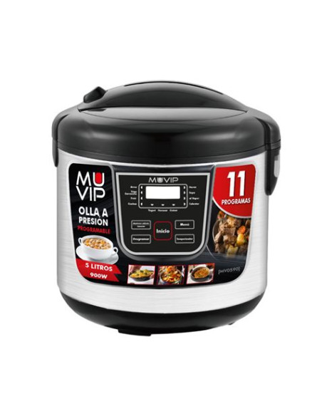 OLLA MULTIFUNCIÓN PROGRAMABLE 5 LITROS | 11 PROGRAMAS 900W MUVIP