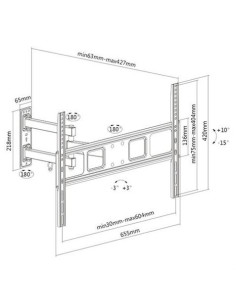 SOPORTE CON BRAZO TV LED, LCD 32-70 CROMAD 2