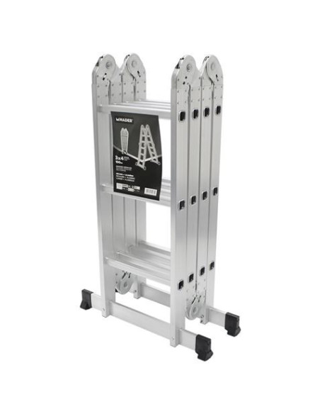 ESCALERA ALUMINIO ARTICULADA 3X4 MADER