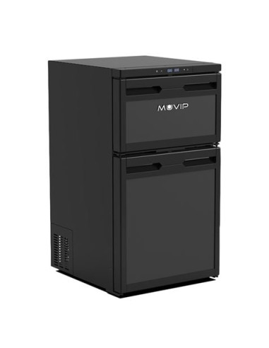 NEVERA FIJA CON COMPRESOR 12V DOBLE ZONA 78 LITROS 80W MUVIP