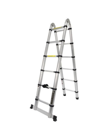 ESCALERA ARTICULADA 6+6 PELDAÑOS 3.80 MTS MADER