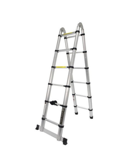 ESCALERA ARTICULADA 6+6 PELDAÑOS 3.80 MTS MADER