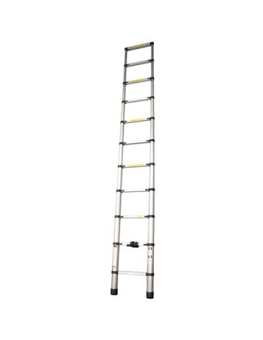 ESCALERA EXTENSIBLE ALUMINIO 10 PELDAÑOS 3.2 METROS MADER