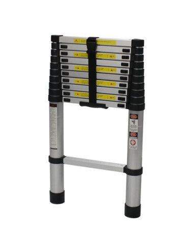 ESCALERA EXTENSIBLE ALUMINIO 10 PELDAÑOS 3.2 METROS MADER