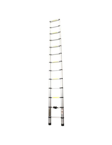 ESCALERA EXTENSIBLE ALUMINIO 12 PELDAÑOS 3.8 METROS MADER