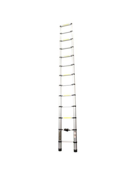 ESCALERA EXTENSIBLE ALUMINIO 12 PELDAÑOS 3.8 METROS MADER