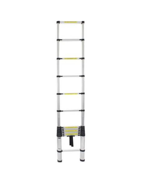 ESCALERA EXTENSIBLE ALUMINIO 12 PELDAÑOS 3.8 METROS MADER
