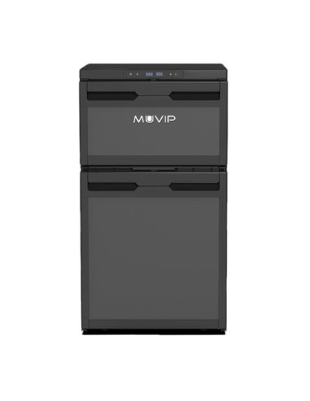 NEVERA FIJA CON COMPRESOR 12V DOBLE ZONA 78 LITROS 80W MUVIP