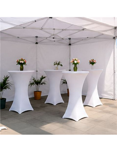 CARPA PROFESIONAL HEX.50 CON PAREDES 3X3 METROS BLANCA SUNGARDEN