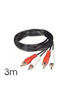 CABLE MINI JACK MACHO A 2 MINI JACK HEMBRAS CROMAD