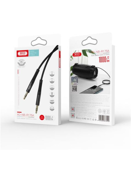CABLE NBR175A AUDIO MINI JACK - MINI JACK SERIE PRO ALUMINIO 1 METRO XO
