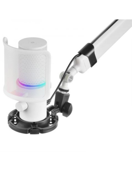 MICROFONO MMIC-XT BLANCO | BRAZO REGULABLE | RGB | ACCESORIOS | MARS GAMING