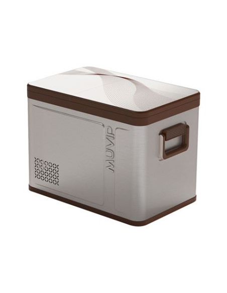 NEVERA PORTATIL CON COMPRESOR 41 LITROS 60W DOBLE ZONA MUVIP