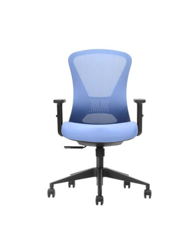 SILLA OFICINA GAMA SENIOR SE1700 AZUL CROMAD