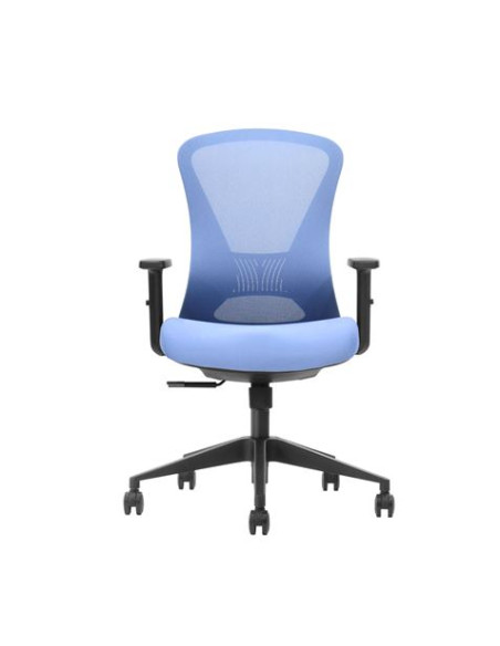 SILLA OFICINA GAMA SENIOR SE1700 AZUL CROMAD