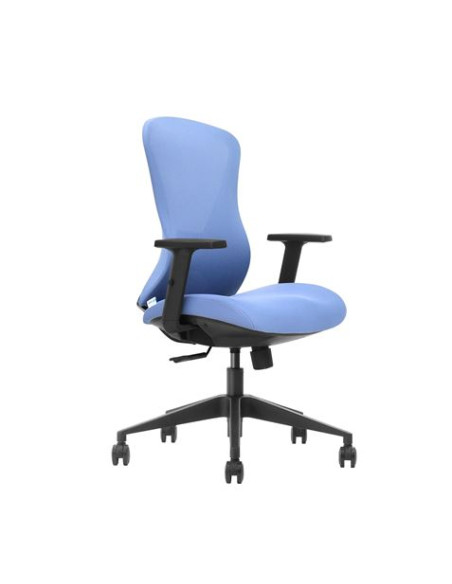 SILLA OFICINA GAMA SENIOR SE1700 AZUL CROMAD