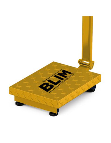 BASCULA INDUSTRIAL CON PLATAFORMA Y DISPLAY LCD 300KG BLIM