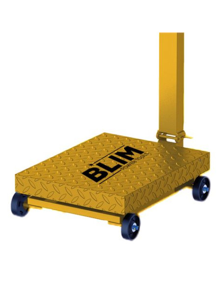 BASCULA INDUSTRIAL CON PLATAFORMA Y DISPLAY LCD 500KG BLIM