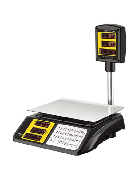 BASCULA COMERCIAL CON DISPLAY LED 40KG MUVIP