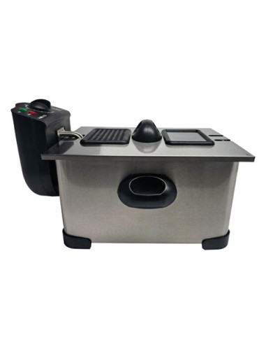 FREIDORA 5 LITROS INOX 2000W DESMONTABLE CON VENTANA MUVIP