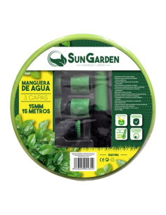 MANGUERA AGUA 3 CAPAS 15MM 15METROS SUNGARDEN