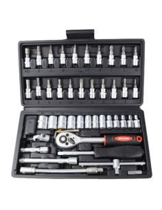 MALETIN HERRAMIENTAS C.V. 46 PIEZAS 1/4 MADER