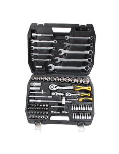 MALETIN HERRAMIENTAS C.V. 82 PCS 1/2 Y 1/4 BLIM