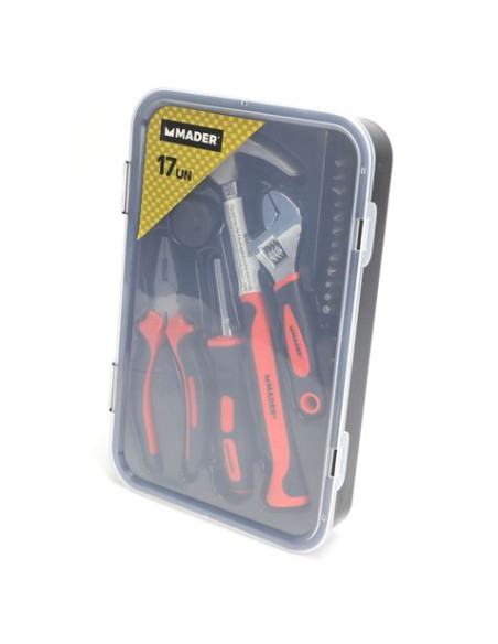 KIT HERRAMIENTAS 17PCS MADER