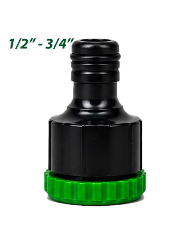 ADAPTADOR DE GRIFO 1/2\" - 3/4\" PARA RIEGO SUNGARDEN