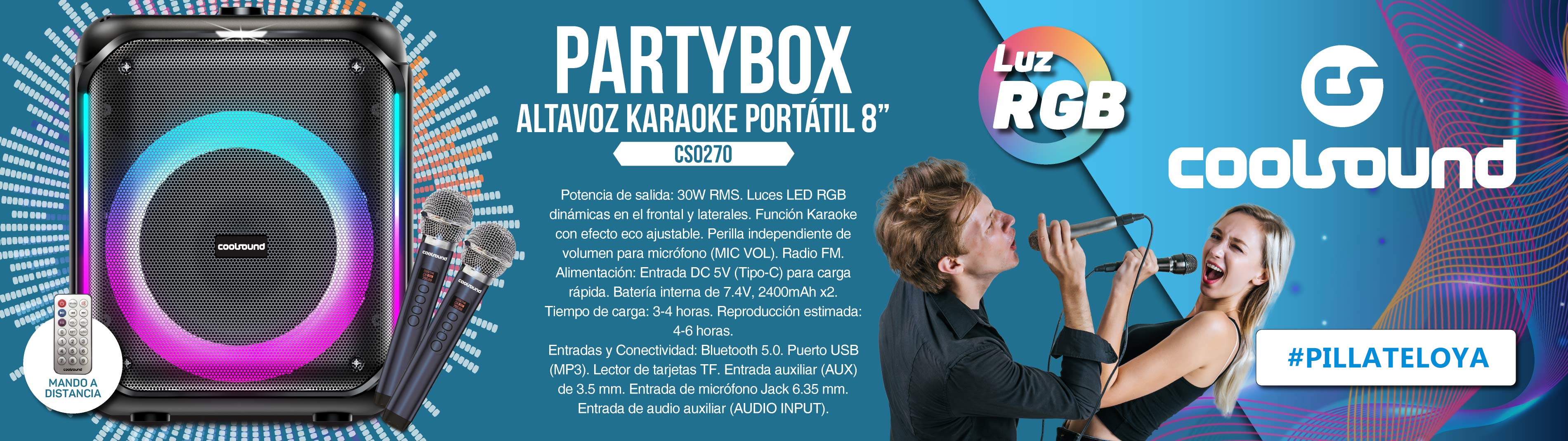 Altavoces Party Karaoke