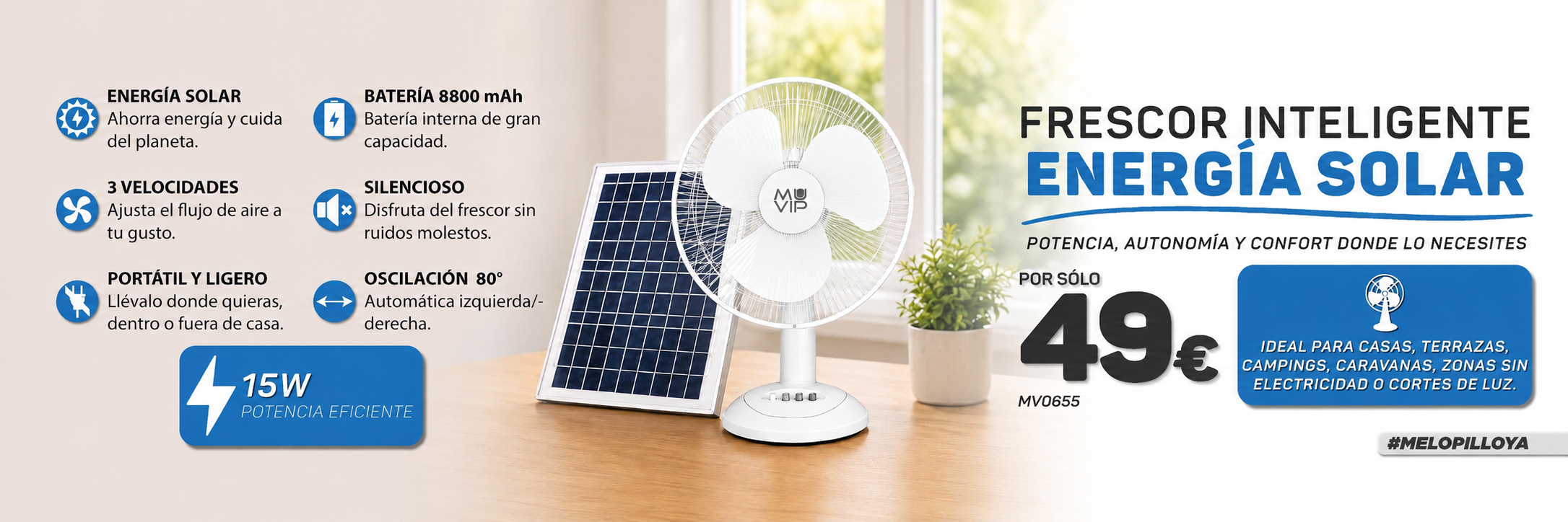 Ventilador Solar